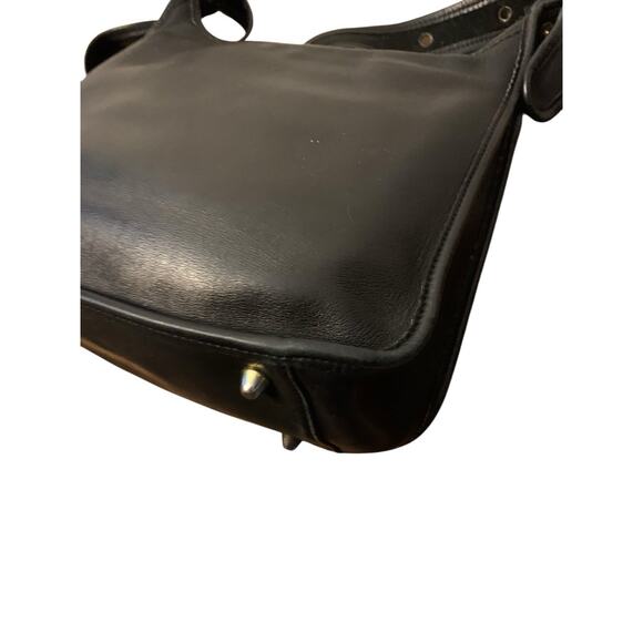 VINTAGE COACH l Black Classic Legacy Zip Shoulder Crossbody Handbag Purse 90s - Picture 16 of 16